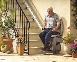 Stairlift installed on home staircase