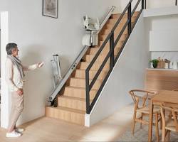 Stairlift on residential staircase